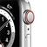 Alt View 11. Apple - Apple Watch Series 6 (GPS + Cellular) 40mm Silver Stainless Steel Case with White Sport Band - Silver.