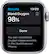 Alt View 12. Apple - Apple Watch Series 6 (GPS + Cellular) 40mm Silver Stainless Steel Case with White Sport Band - Silver.