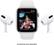 Alt View 16. Apple - Apple Watch Series 6 (GPS + Cellular) 40mm Silver Stainless Steel Case with White Sport Band - Silver.