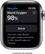 Alt View 12. Apple - Apple Watch Series 6 (GPS + Cellular) 40mm Silver Stainless Steel Case with Silver Milanese Loop - Silver.