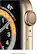 Alt View 11. Apple - Apple Watch Series 6 (GPS + Cellular) 40mm Gold Stainless Steel Case with Gold Milanese Loop.