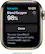 Alt View 12. Apple - Apple Watch Series 6 (GPS + Cellular) 40mm Gold Stainless Steel Case with Gold Milanese Loop.