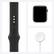 Alt View 15. Apple - Geek Squad Certified Refurbished Apple Watch Series 6 (GPS + Cellular) 44mm Stainless Steel Case with Black Sport Band - Silver.