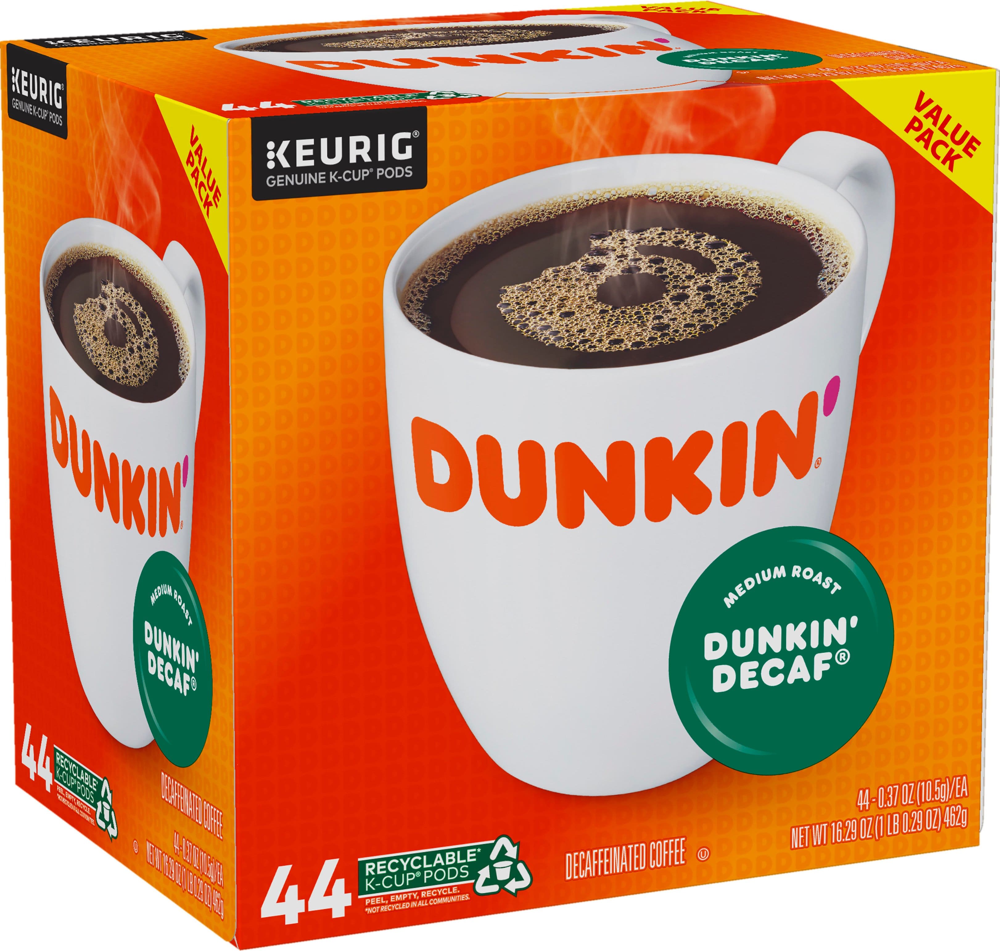 Alt View 12. Dunkin' Donuts - Dunkin' Decaf K-Cup Pods (44-Pack).