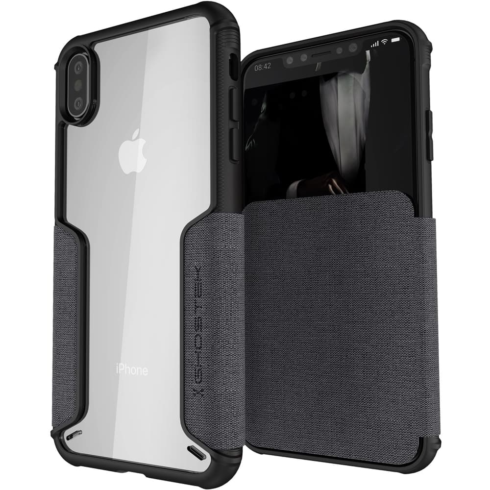 exec 3 case for apple iphone xs max - gray exec 3 case for apple iphone xs max - gray