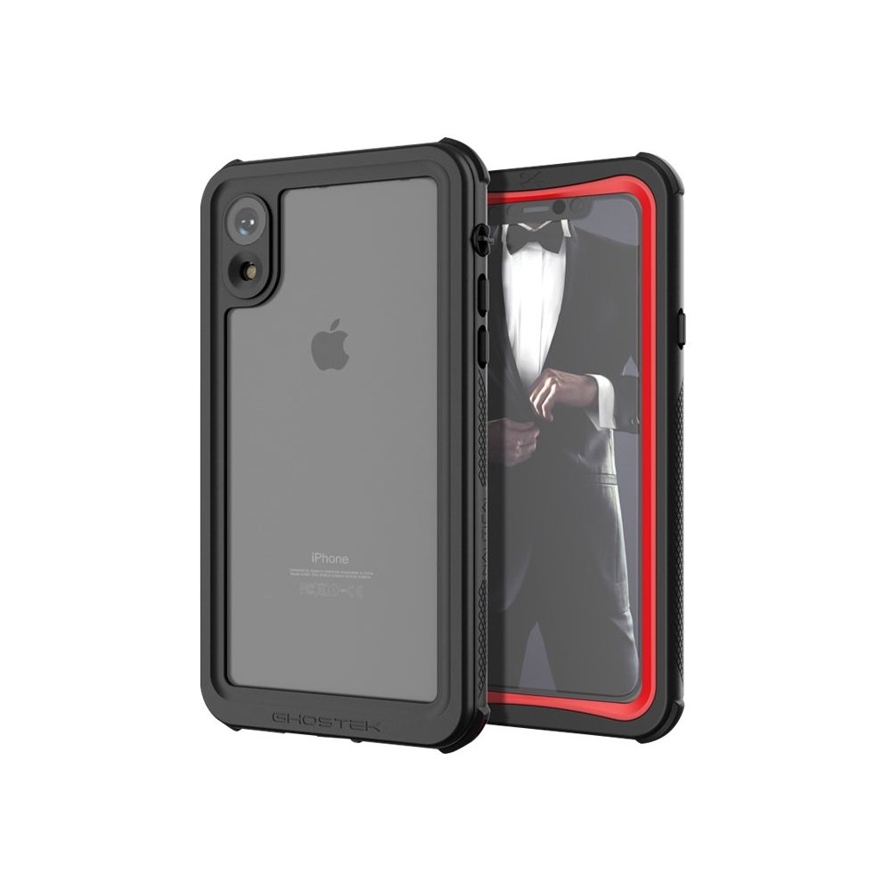 nautical 2 protective water-resistant case for apple iphone xs max - red