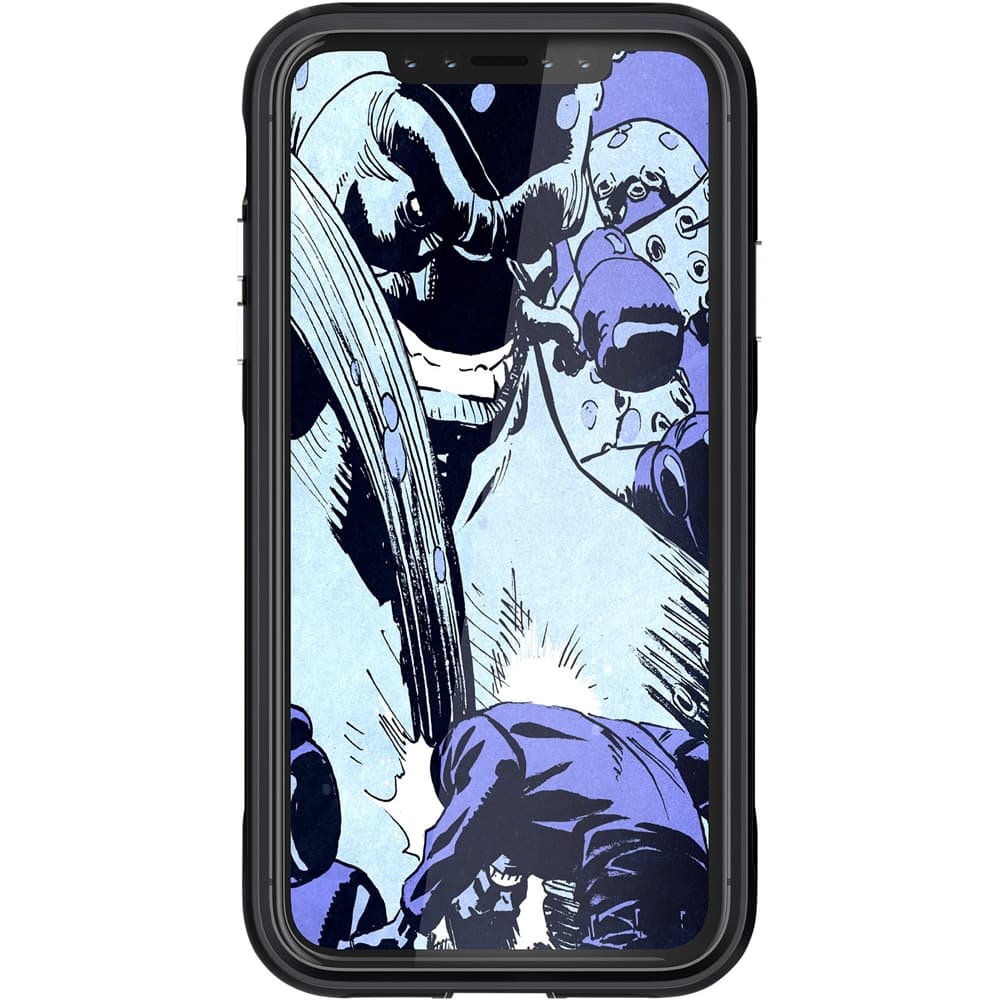 atomic slim 2 case for apple iphone xr - black/transparent