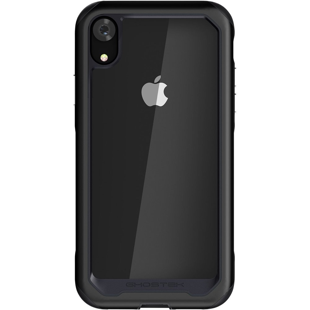 atomic slim 2 case for apple iphone xr - black/transparent