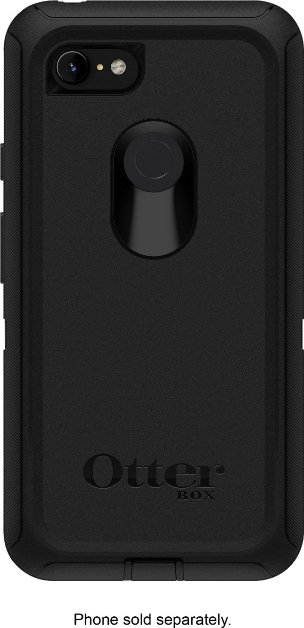Alt View 1. OtterBox - Defender Series Case for Google Pixel 3 XL Cell Phones - Black.