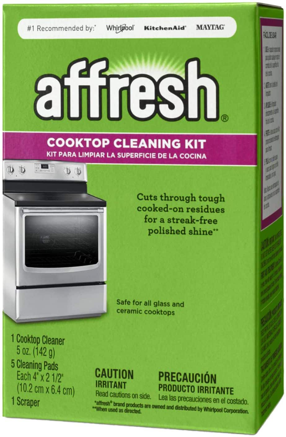 Front. Affresh - Cooktop Cleaning Kit.