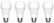 Alt View Zoom 12. C by GE - A19 Bluetooth Smart LED Light Bulb with Google Assistant/Alexa/HomeKit (4-Pack) - White Only.