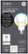 Alt View Zoom 12. C by GE - A19 Bluetooth Smart LED Light Bulb with Google Assistant/Alexa/HomeKit - Adjustable White.
