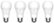 Alt View Zoom 12. C by GE - A19 Bluetooth Smart LED Light Bulb with Google Assistant/Alexa/HomeKit (4-Pack) - Adjustable White.