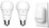 Front Zoom. C by GE - C-Sleep A19 Smart LED Bulb Voice Control Starter Kit (2-Pack) - Adjustable White.