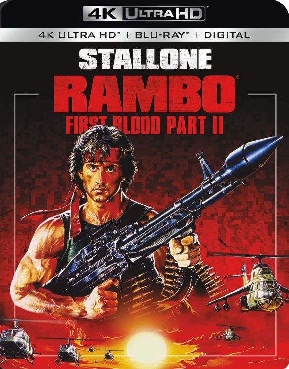Rambo: First Blood Part II [Includes Digital Copy] [4K Ultra HD Blu-ray/Blu-ray] [1985]