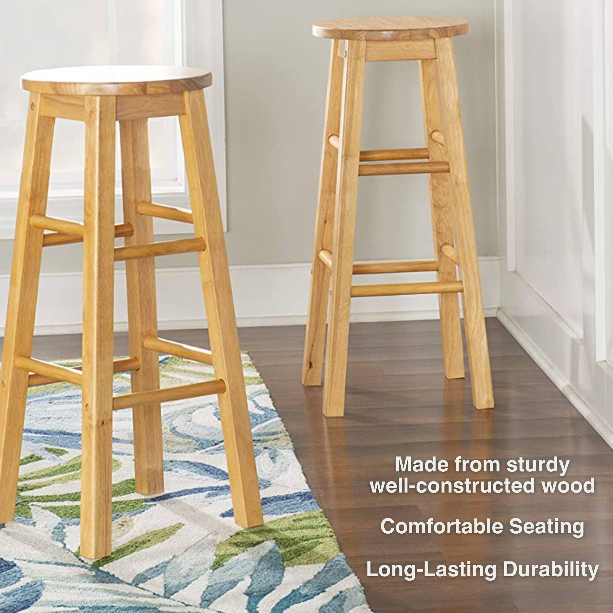 Made from sturdy, well-constructed wood  
Comfortable Seating  
Long-Lasting Durability