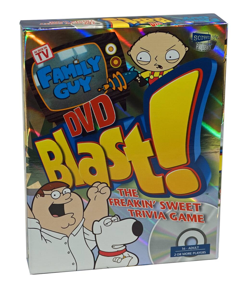 Family Guy DVD Blast ~ The Freakin' Sweet Trivia Game from Screenlife - Multi price history on PriceWatchPro