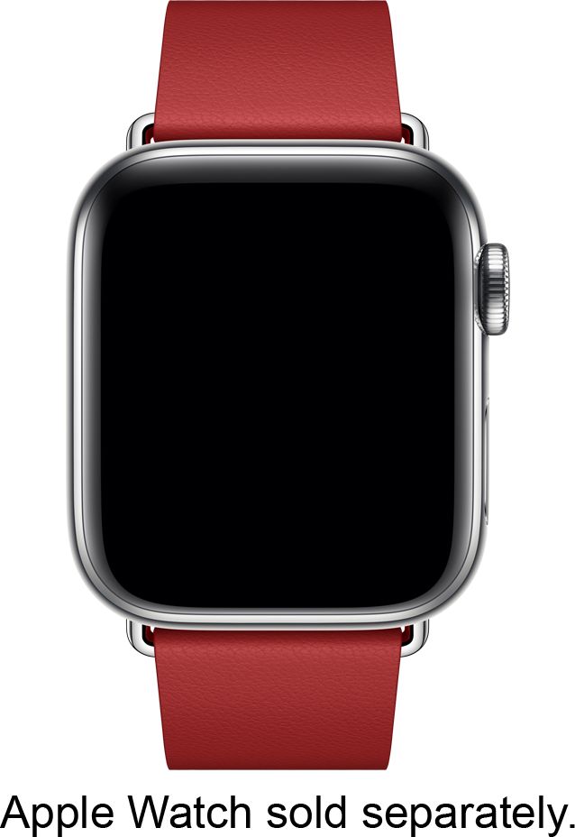 Best Buy: Leather Modern Buckle for Apple Watch™ 40mm Small Ruby MTQT2AM/A