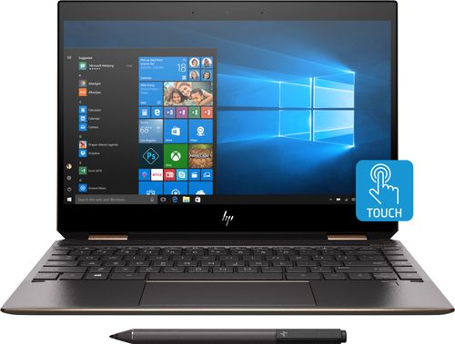  HP - Spectre x360 2-in-1 13.3&quot; Touch-Screen Laptop - Intel Core i7 - 8GB Memory - 256GB Solid State Drive - Ash Silver