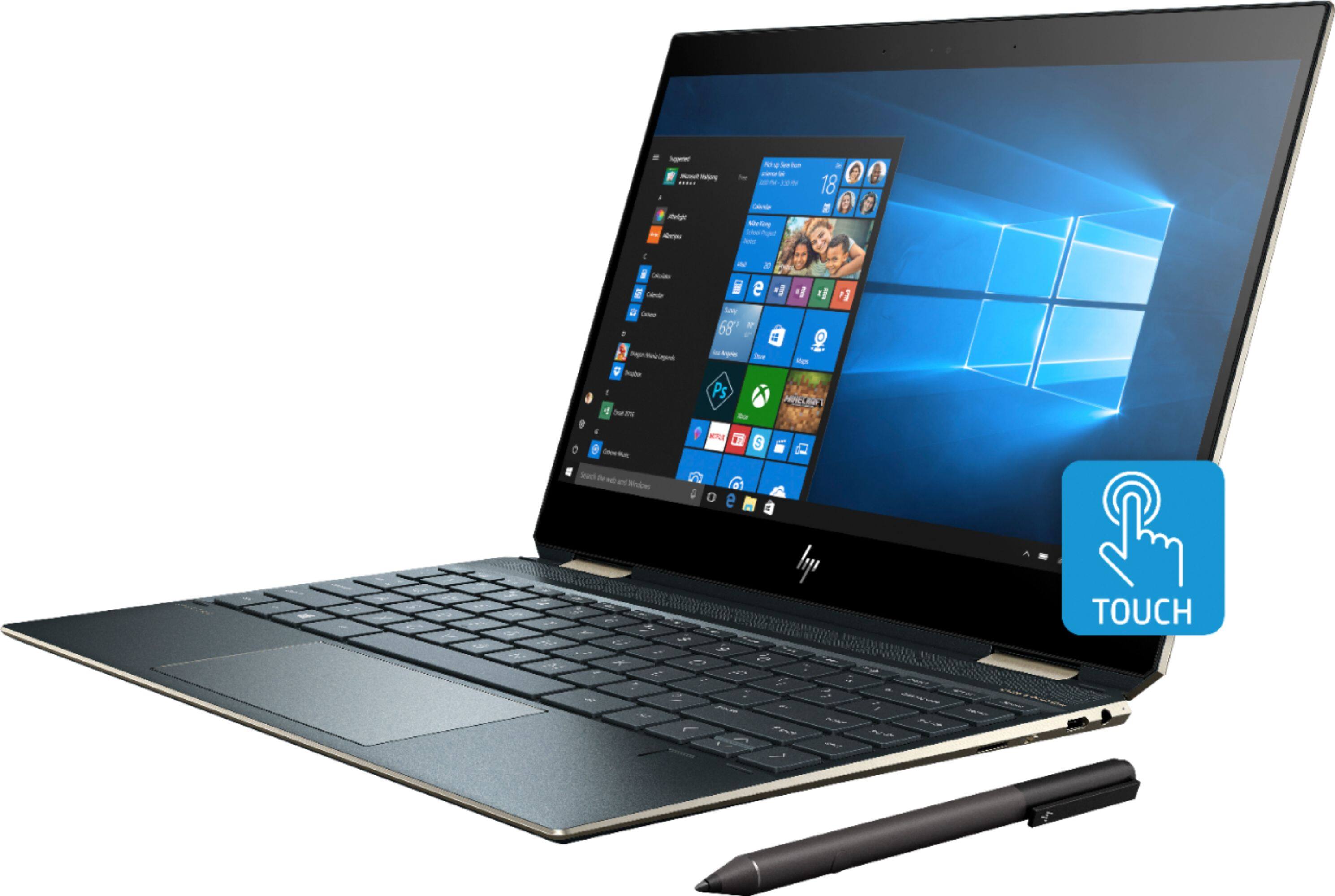 Best Buy Hp Spectre X360 2 In 1 133 Uhd Touch Screen Laptop Intel Core I7 16gb Memory 512gb 6943