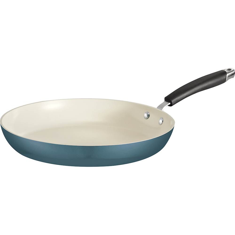 Angle View: Tramontina - Style Ceramica 12" Frying Pan - Mediterranean Blue
