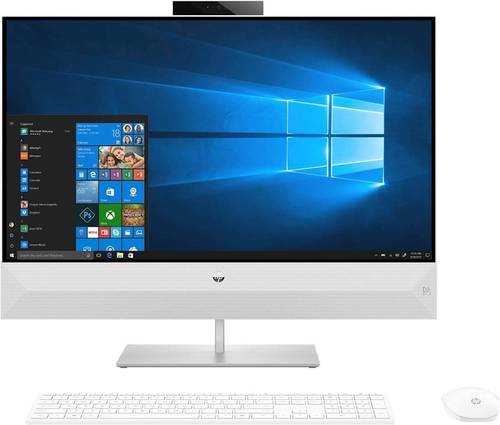 Rent to own HP - Pavilion 27" Touch-Screen All-In-One - Intel Core i7 - 16GB Memory - 2TB Hard Drive + 256GB Solid State Drive - Sparkling Black