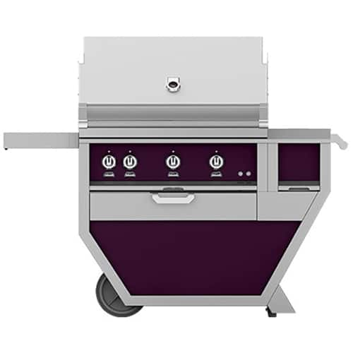 Angle View: Hestan - Deluxe Gas Grill - Lush