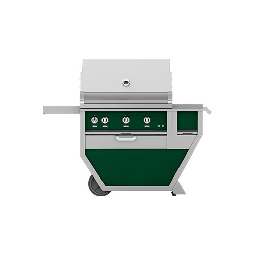 Angle View: Hestan - Deluxe Gas Grill - Grove