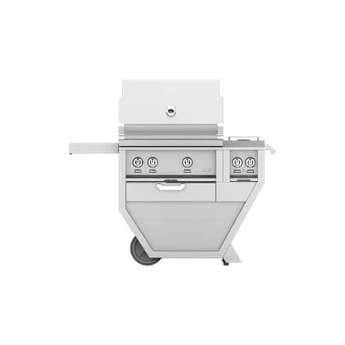 Angle View: Hestan - Deluxe Gas Grill - Lush