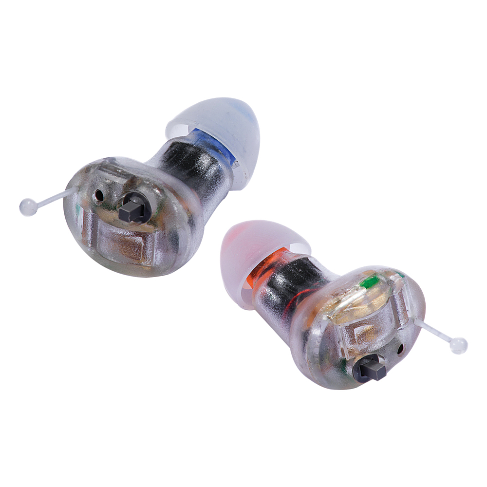 Lucid Audio - Lucid Hearing Enrich PRO in The Ear Digital Hearing Amplifier PSAP Pair (Left and Right Ready to Wear) - CLEAR