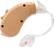 Front. Lucid Audio - Lucid Hearing Behind The Ear Enrich Pro Digital Personal Sound Hearing Amplifier Ready to Wear - BEIGE.