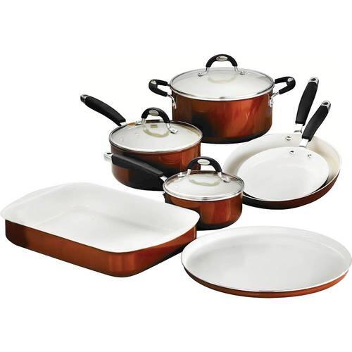 Tramontina - Style Ceramica 10-Piece Cookware Set - Metallic Copper-Angle_Standard 