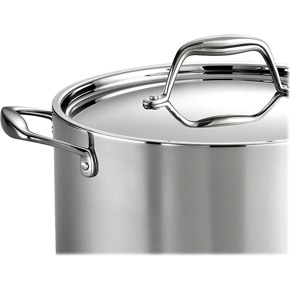 Best Buy: Tramontina Gourmet Tri-Ply Clad 8-Quart Covered Stock Pot ...