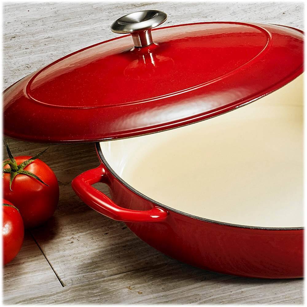 Best Buy Tramontina Gourmet Enameled Cast Iron 4Quart Covered Braiser