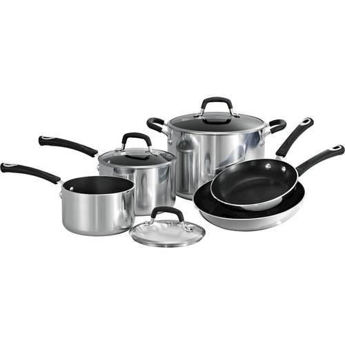 UPC 016017082786 product image for Tramontina - Style 8-Piece Cookware Set - Polished Aluminum | upcitemdb.com