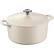Angle. Tramontina - Gourmet Enameled Cast Iron 5.5-Quart Dutch Oven - Matte White.