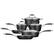 Alt View 11. Tramontina - Gourmet Ceramica Deluxe 10-Piece Cookware Set - Metallic Black.