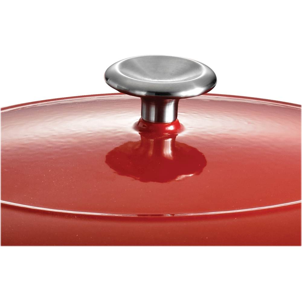  Tramontina 80131/648DS Enameled Cast Iron Covered Dutch Oven  Combo, 2-Piece (7-Quart & 4-Quart), Gradated Red: Home & Kitchen