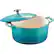 Alt View 12. Tramontina - Gourmet Enameled Cast Iron 5.5-Quart Dutch Oven - Medium Blue.