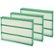 Front Zoom. Brondell - Filters for O2+ (3-Pack) - Green/White.