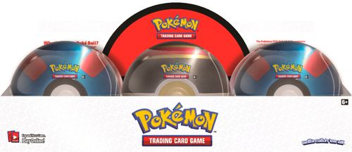 Pokémon - Trading Card Game: Poké Ball Tin - Red/Black/White/Silver
