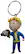 Alt View 12. Fallout 76 - Vault Boy 3D Keychain - Styles May Vary.