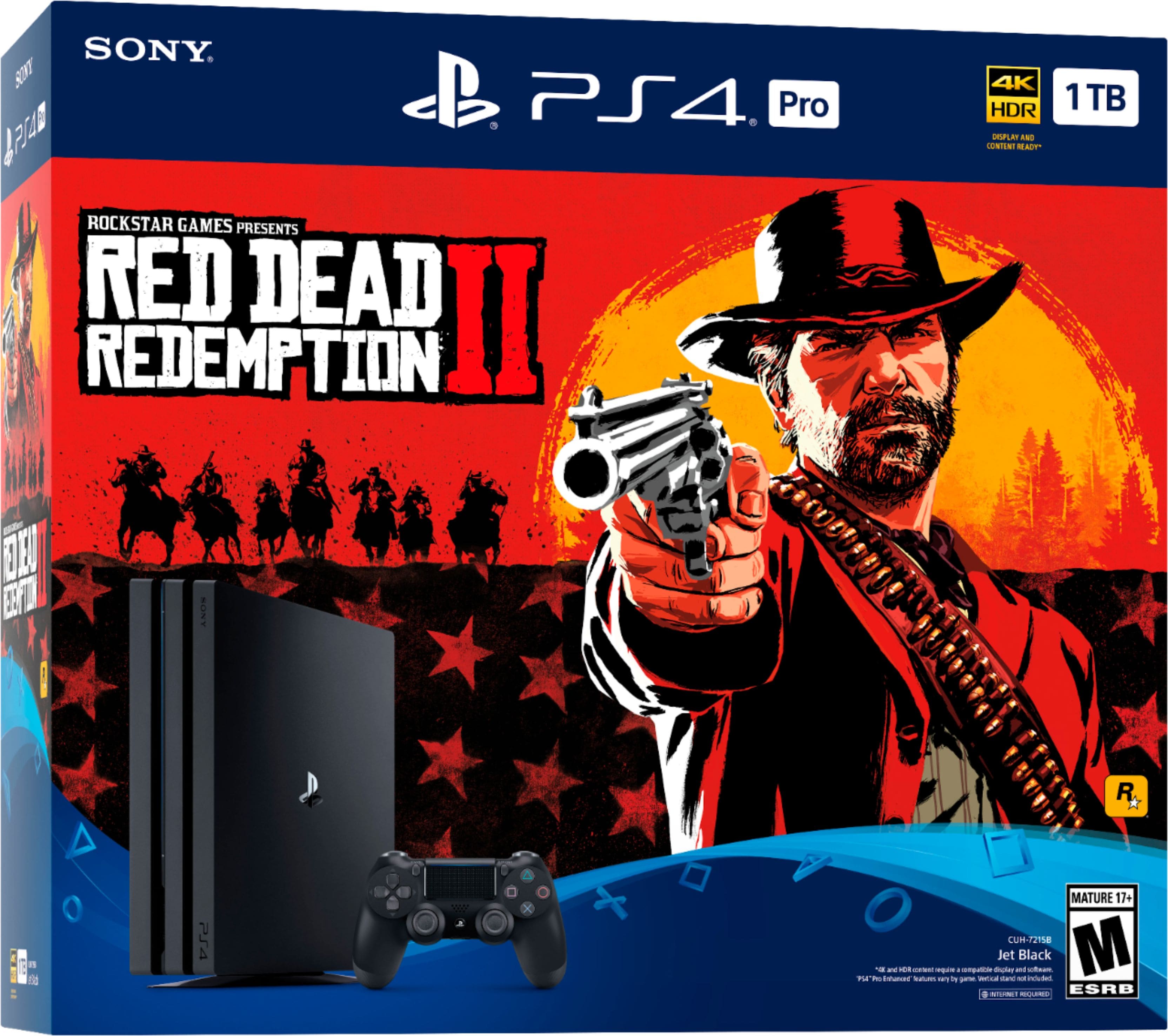 ps4 pro red dead redemption 2 bundle