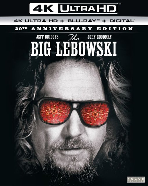 Front Standard. The Big Lebowski [Includes Digital Copy] [4K Ultra HD Blu-ray/Blu-ray] [1998].
