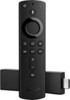 Amazon - Fire TV Stick 4K with Alexa Voice Remote, Streaming Media Player - Black - Front_Zoom