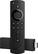 Front. Amazon - Fire TV Stick 4K with Alexa Voice Remote, Streaming Media Player - Black.