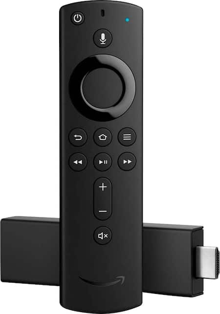 Amazon – Fire TV Stick 4K with Alexa Voice Remote, Streaming Media Player – Black