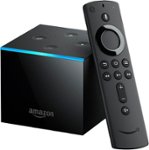 Front Zoom. Amazon - Fire TV Cube 4K Streaming Media Player with Alexa and All-New Alexa Voice Remote - Black.