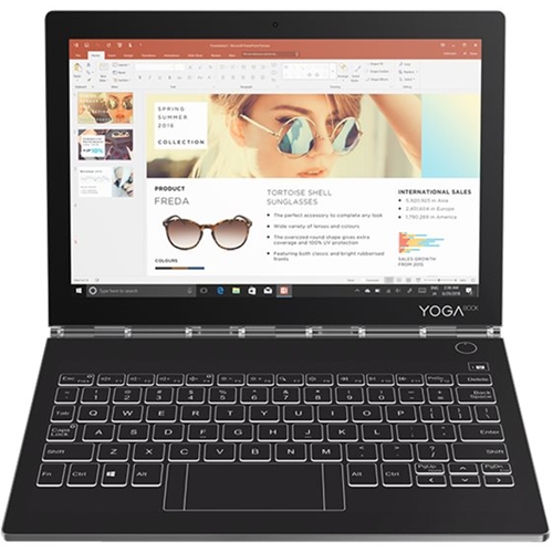 Best Buy Lenovo Yoga Book C930 2 In 1 10 8 Touch Screen Laptop Intel Core I5 4gb Memory 256gb Solid State Drive Iron Gray Za3s0058us