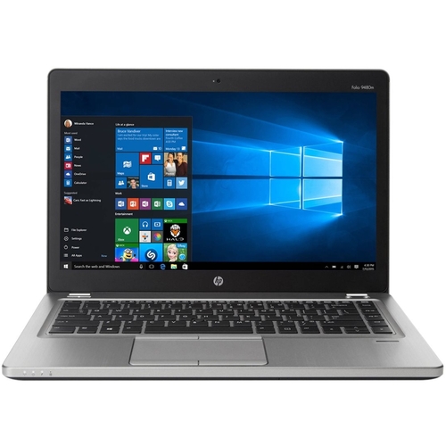 HP - EliteBook 14" Refurbished Laptop - Intel Core i5 - 8GB Memory - 500GB Hard Drive - Black